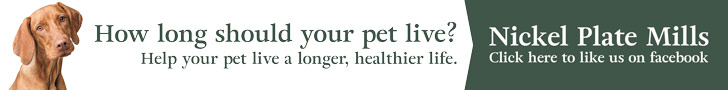 How long should your pet live? Help your pet live a longer, healthier life. Nickel Plate Mills, click here to like us on facebook.