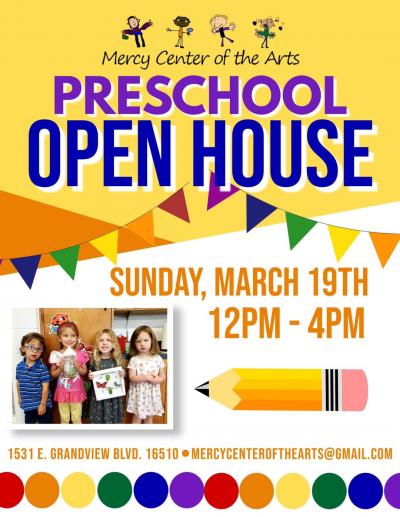 Mercy Center of the Arts Preschool Open House