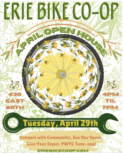 Erie Bike Co-op April Open House