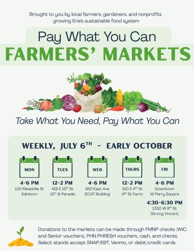 Pay What You Can Farm Stand: Unity in Edinboro