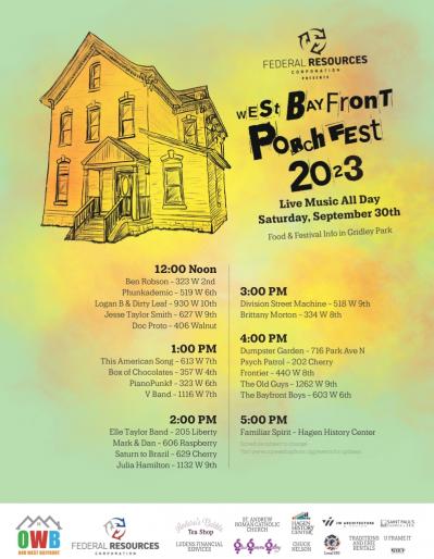 West Bayfront Porchfest 2023