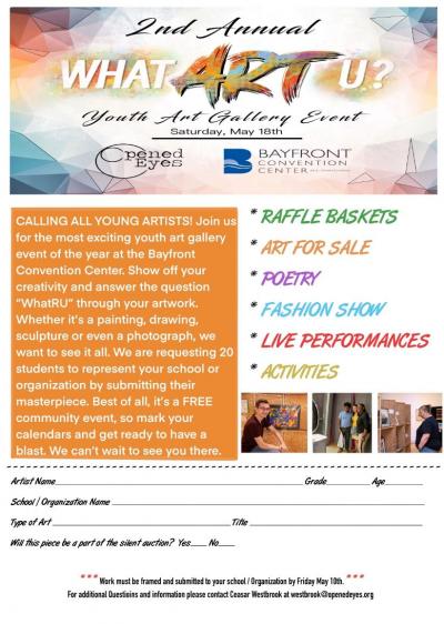 What Art You? Youth Art Gallery Event