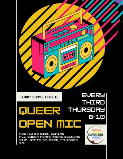 Compton's Table Queer Open Mic