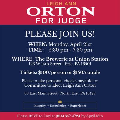 Orton For Judge Fundraiser