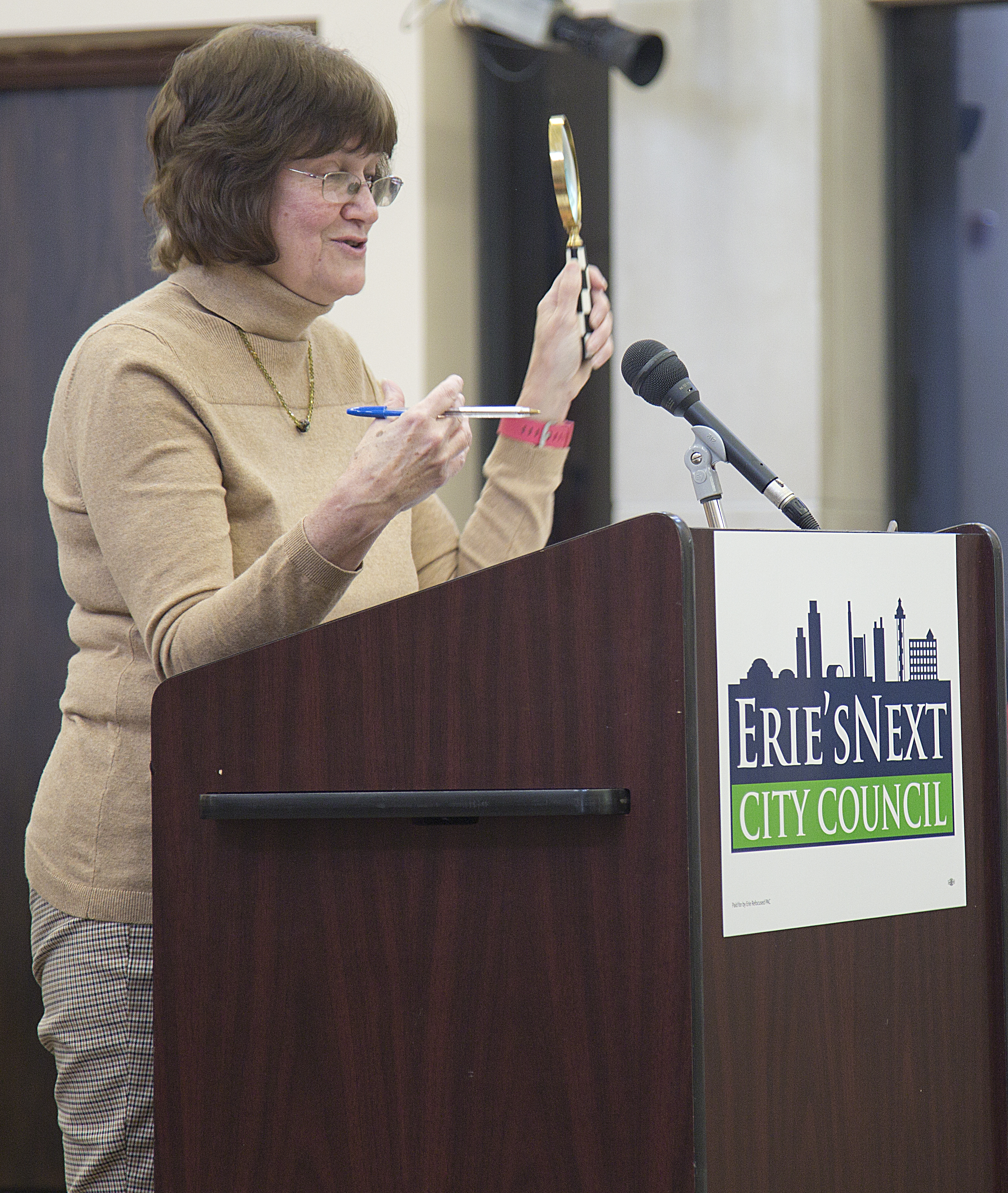 Erie City Council Candidate Liz Allen. Photo by Maitham Basha-Agha.