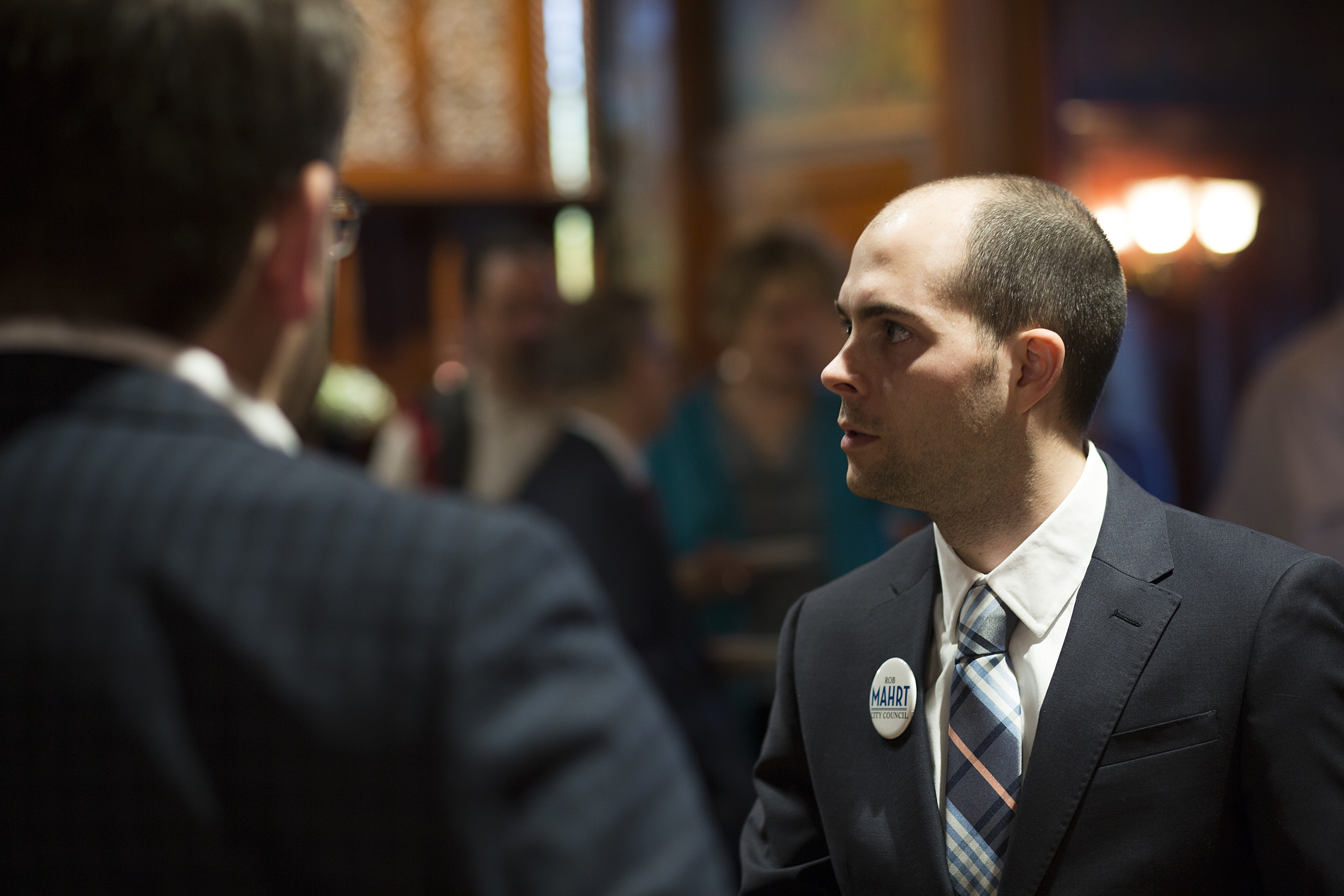 Erie City Council Candidate Rob Mahrt. Photo by Maitham Basha-Agha.