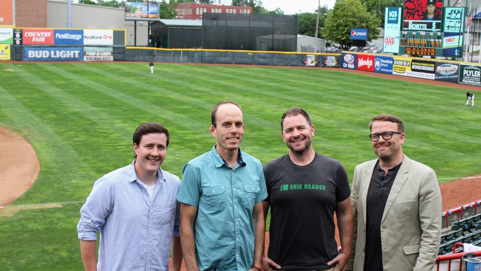 Great Lakes Online Media Left to Right: Rajewski, Graham, Welsh, Hunter