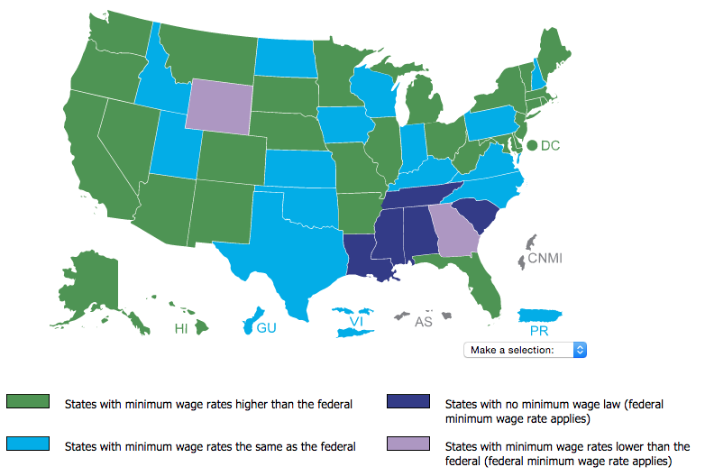 Minimum Wage by State