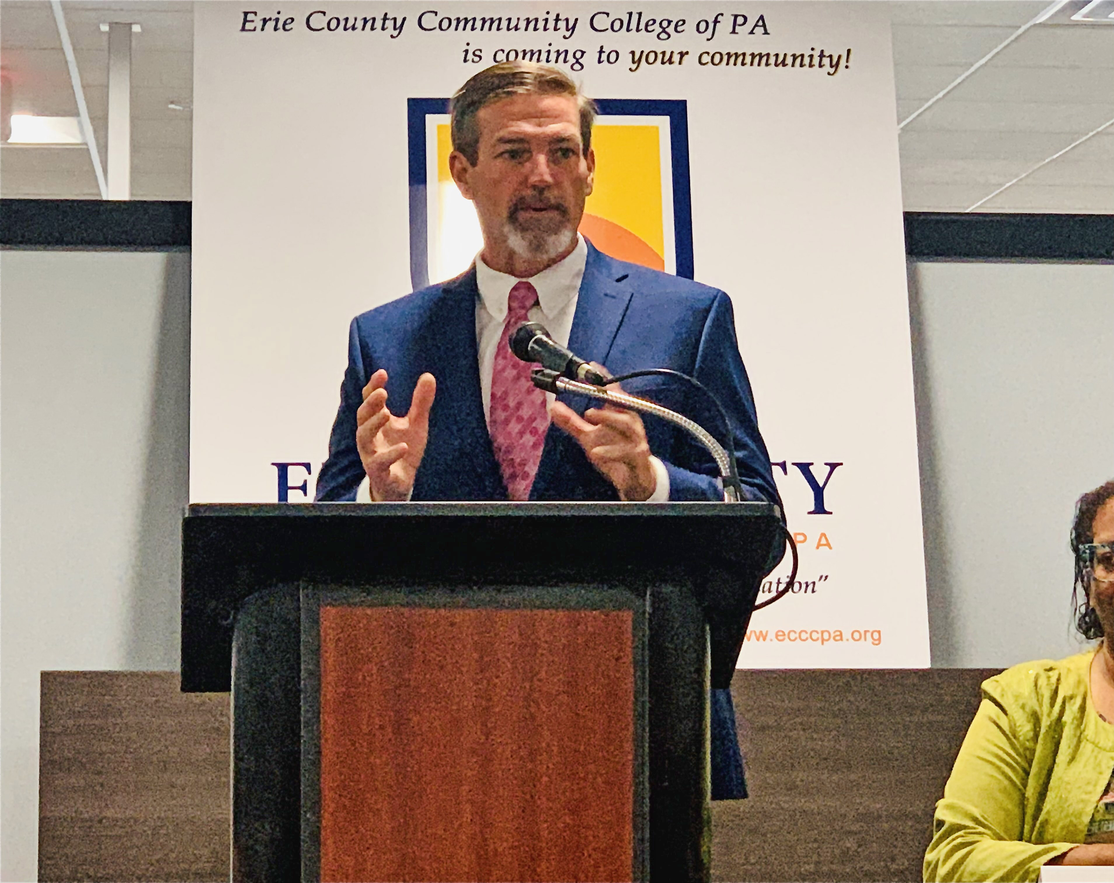 Erie County Community College President Dr. Christopher Gray