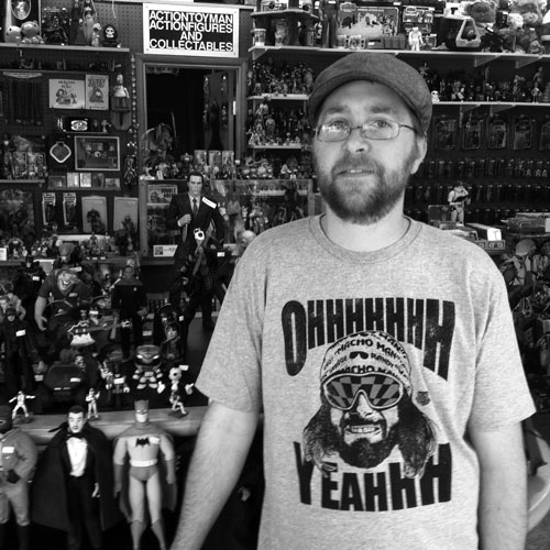 Geeked Out Action Toy Man Erie Reader