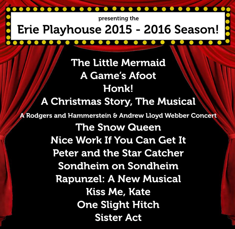 Erie Playhouse Announces 201516 Season Erie Reader