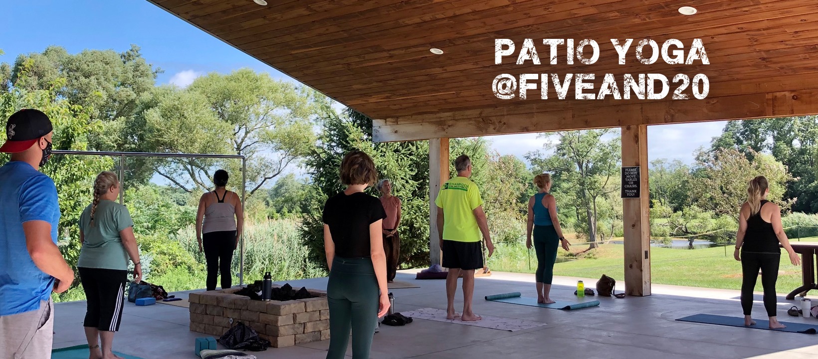 Patio Yoga at Five & 20 Events Erie Reader