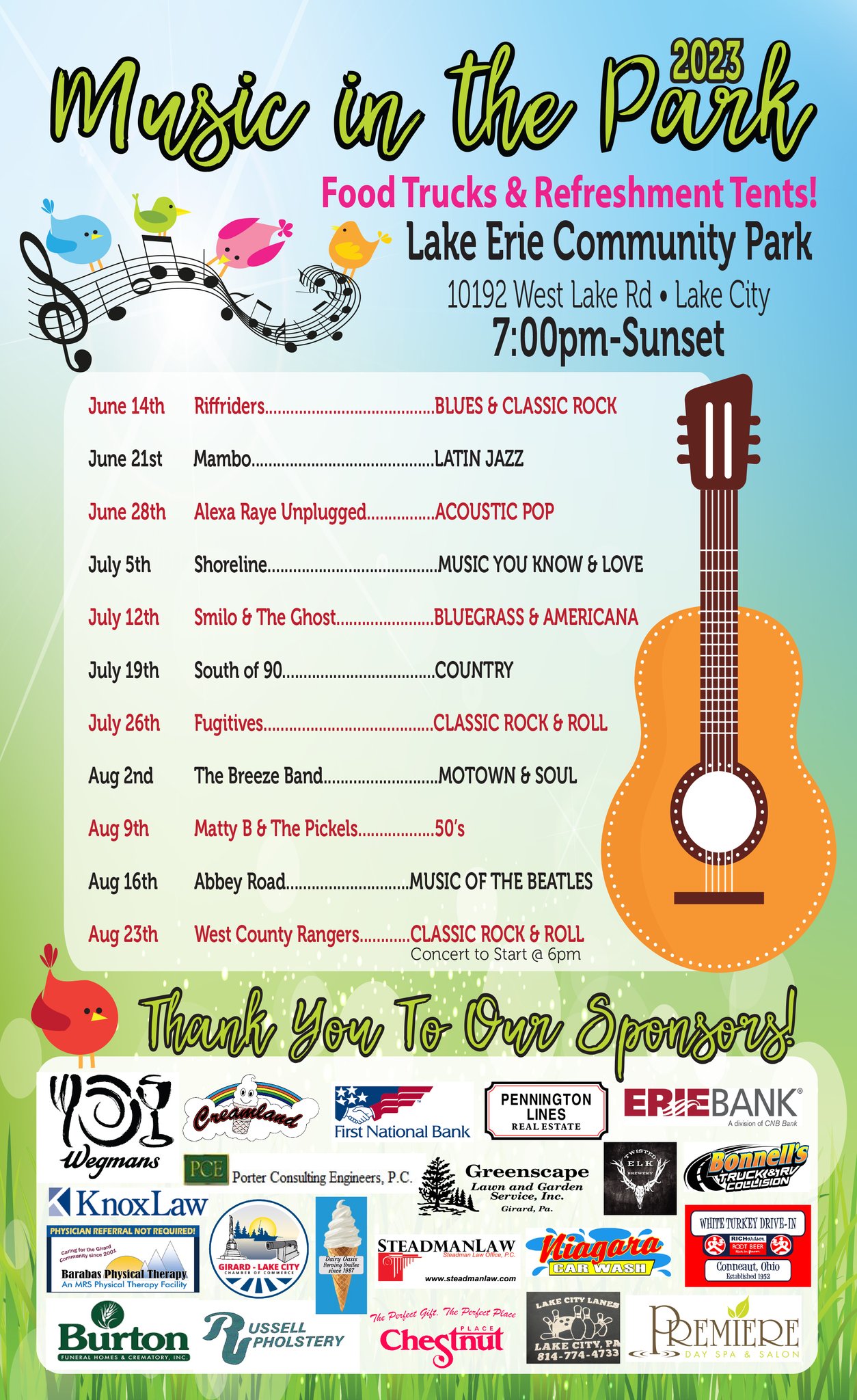 Festival In The Park 2024 Schedule Vanna Aridatha